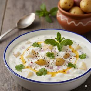 Potato Onion Raita