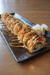 Crispy Tofu Spicy Sushi