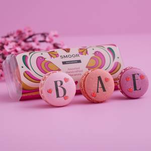 Valentine's Special - Assorted Handcrafted Macarons Pack Of 3