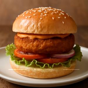 Aloo Tikki Burger                                            