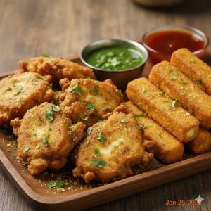 Paneer Pakoraa  +  Finger Paneer