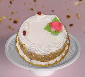 Eggless Butterscotch Cake