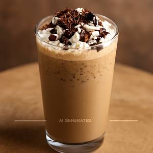 Cold coffee with crush