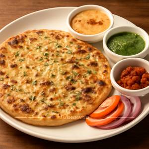 Cheese Garlic Paratha