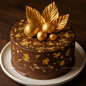 Golden Fantasy Cake