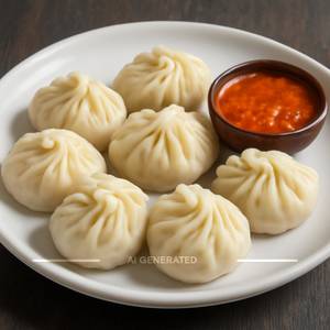 Paneer momos steamed [8  pieces]