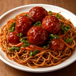 Veg Manchurian Chowmein
