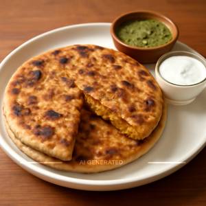 Stuffed tandoori paratha