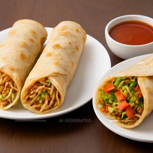 Veg special roll & 2 Noodle Roll Combo