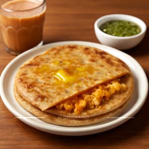 Butter paneer paratha