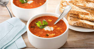 Tomato Corn Cheese Soup