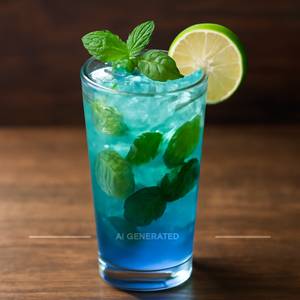 Blue Lagoon Mojito
