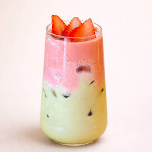 Strawberry Matcha Latte