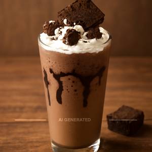 Choco brownie fudge shake