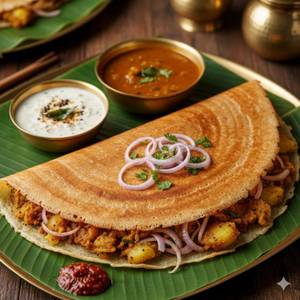 Onion Masala Dosa