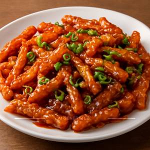 Honey chilli potato