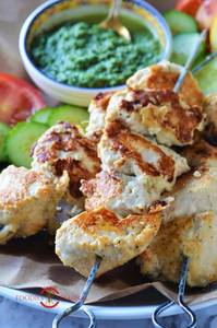 Chicken reshmi kebab