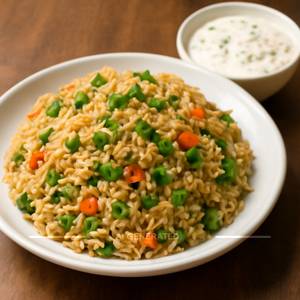 Fried Rice with Raita