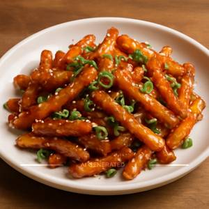Honey chilli potato                                                            