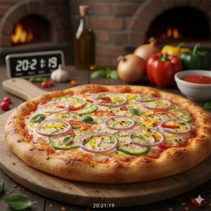 Onion And Capsicum Pizza