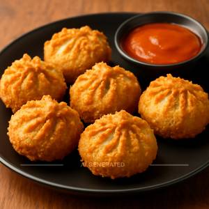 Veg Kurkure Momos [6 Pieces]