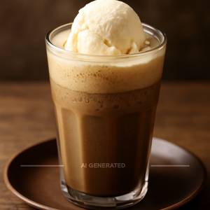 Cold Coffee With Vanilla Ice cream