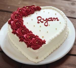 Heart Shape Red Velvet Love Cake