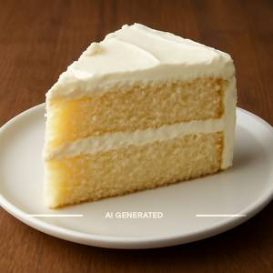Classical vanilla cake