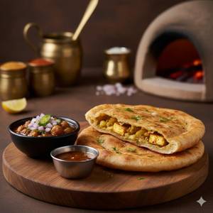 Amritsari Kulcha + Choley