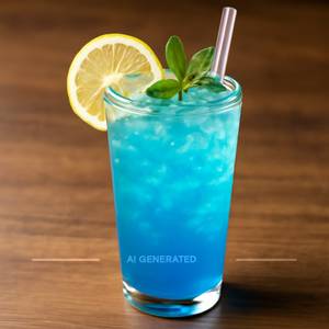 Blue Lagoon Mocktail