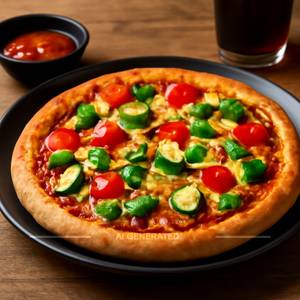 Schezwan Veg Pizza