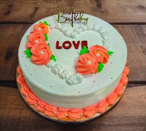 Love Design Butterscotch Birthday Cake