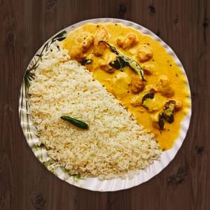 Kadhi Pakoda with Rice