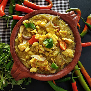 Egg Bhurji Khichdi