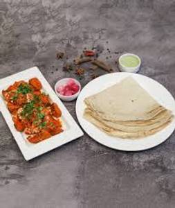 Tawa Chaap Gravy qurter+4Tandoori Roti