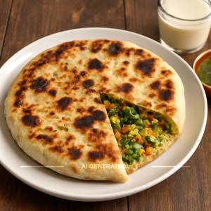 Veg Stuffed Kulcha