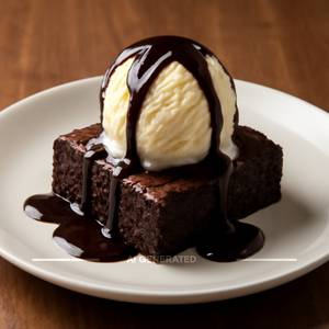 Brownie With Ice Cream