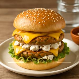 Double cheese burger