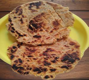 2 butter bhakri serves