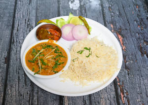 Dal Tadka With Rice