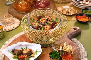 STUFFED CHILLI MUSHROOM