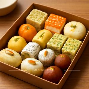 Mawa Sweets Mix Box (1 Kg)