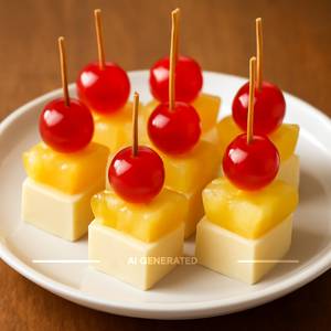 Cheese Cherry Pineapple