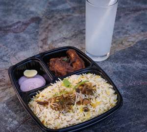 Chicken Biryani+Chicken Kebab+Lime Juice