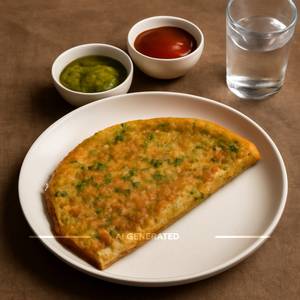 Moong dal cheela