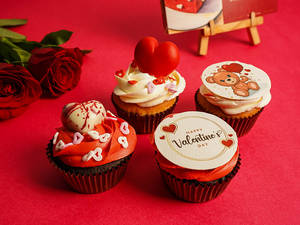 Valentine's Cupcake Hamper (box Of 2)