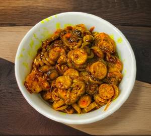 Jeera Lehsuni Kundru Bhurji