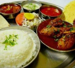Chicken thali
