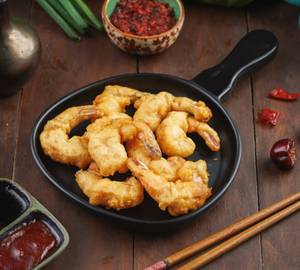 Golden Fried Prawns