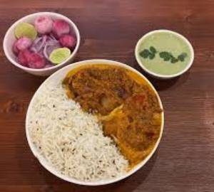 Mutton Shami Dal Rice Bowl